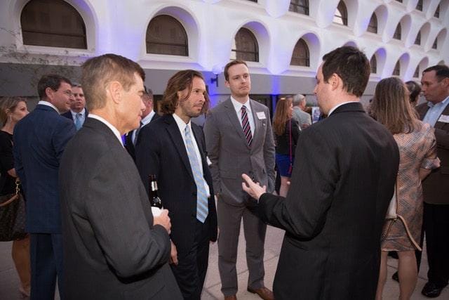 ASCPA Chairman Greg Nelson, Ryan DeMenna and John Baumer chatting with Speaker JD Mesnard at the 2017 House and Senate Victory PAC Legislative Salute.