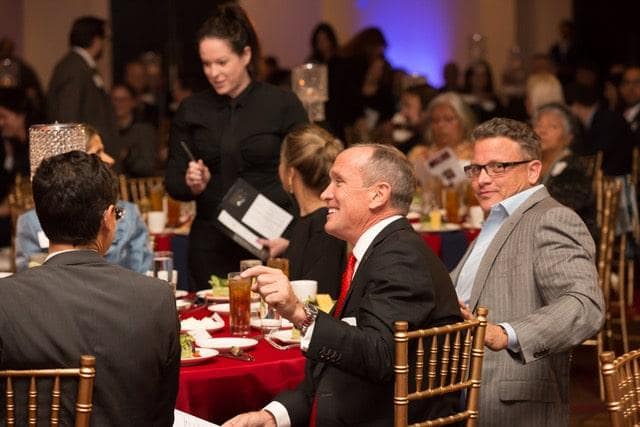 Kevin DeMenna with outgoing Republican Party Chairman Robert Graham at the 2017 Republican Party Legislative Salute.